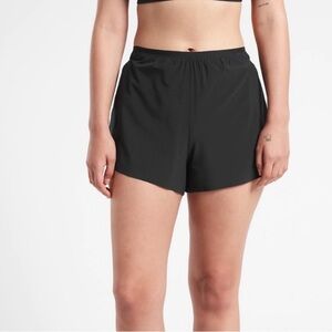 Athleta Black Interval Run Shorts, M